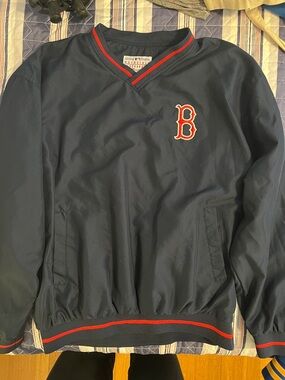 Boston Red Sox Vintage Navy Pullover Jacket